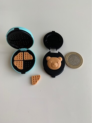 Barbie aksesuar mini waffle makina set