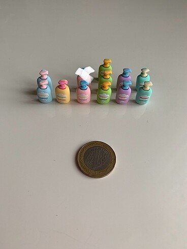 Barbie aksesuar minyatür sıvı sabunluk renkli