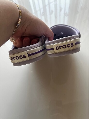 28 Beden mor Renk Orjinal crocs terlik c11