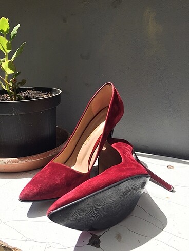 37 Beden bordo Renk Bordo stiletto ayakkabı