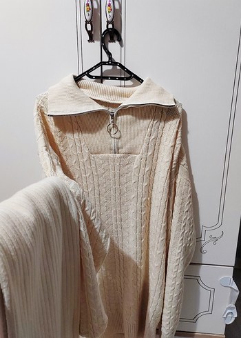 Tesettür triko ikili takım - Görsel 3