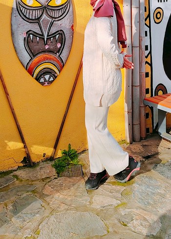 Tesettür triko ikili takım - Görsel 6