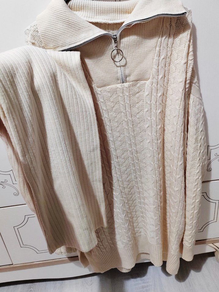 Tesettür triko ikili takım - Görsel 2