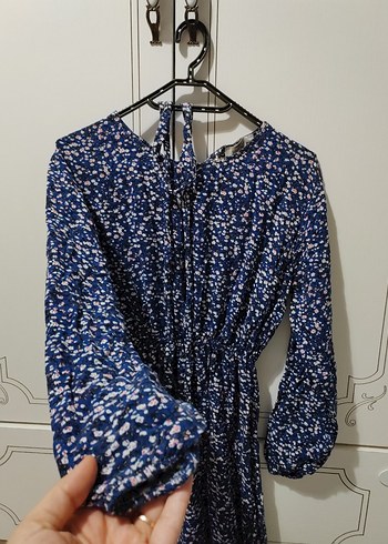 Tesettür günlük uzun elbise 38-40 uyumlu - Görsel 5