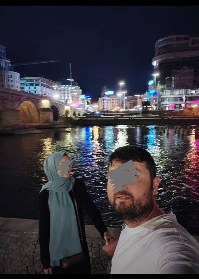 Koyu bebe mavi şal  - Görsel 3