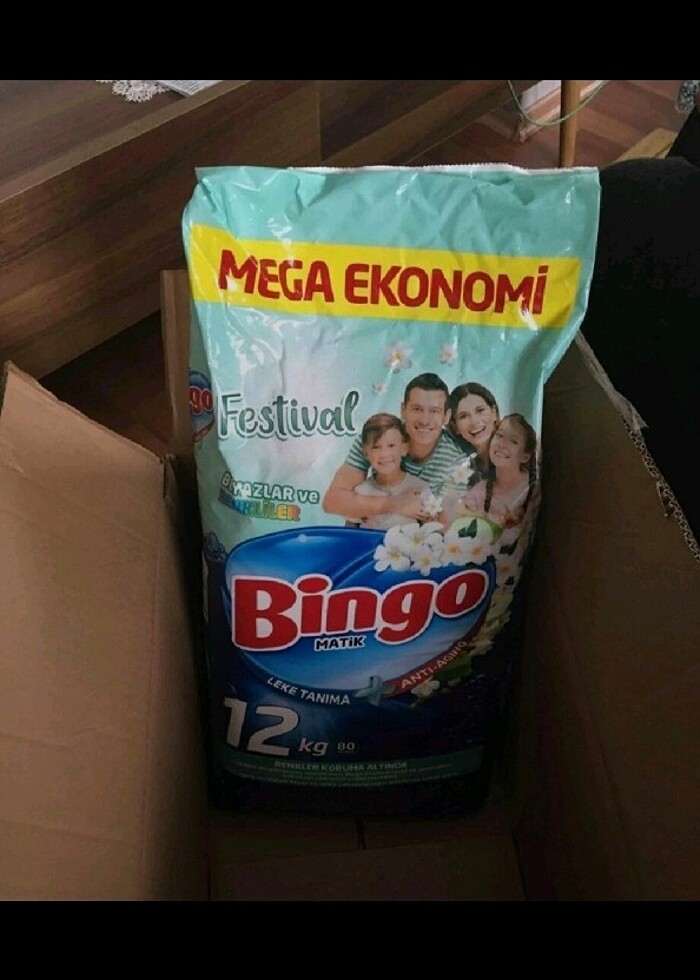 Bingo deterjan 12 kg renkli ve beyaz  - Görsel 2