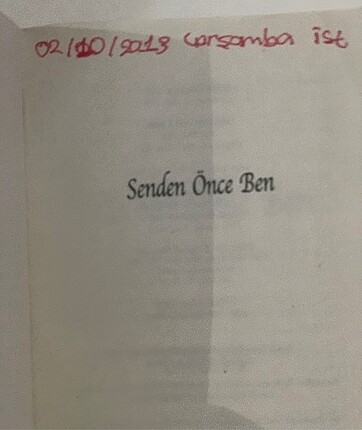 Senden Önce Ben Jojo Moyes