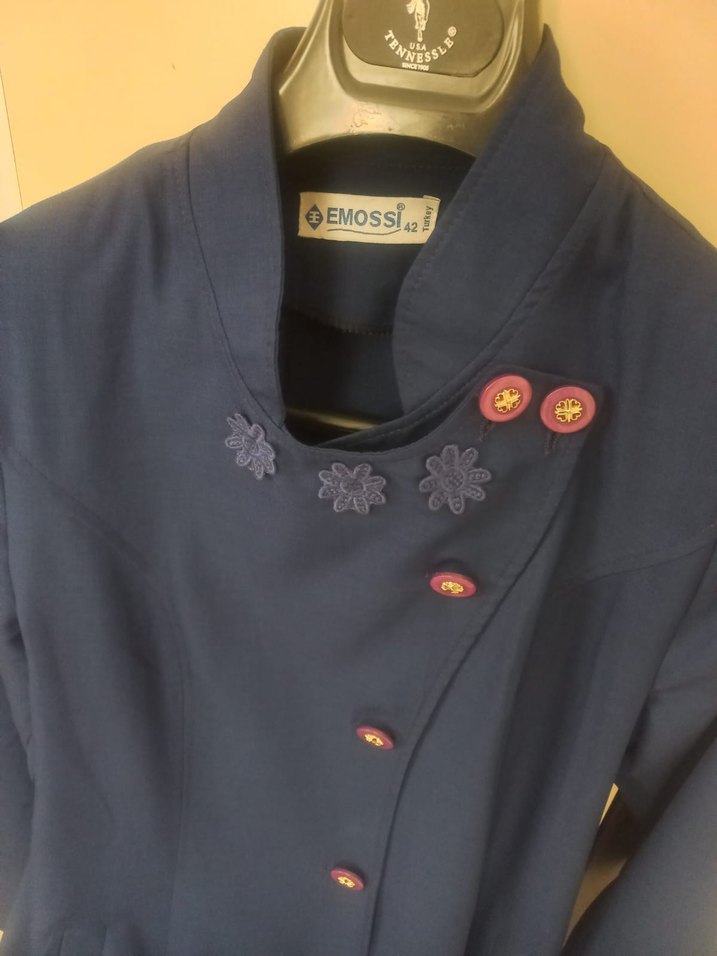 Lacivert Kadın kap - Görsel 2