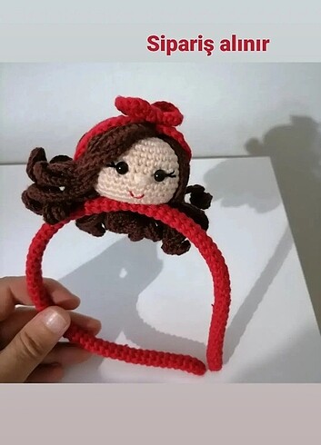 Diğer Amigurumi taç toka 