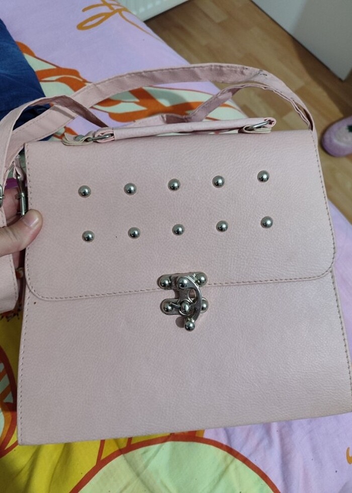 Pudra rengi çanta - Görsel 2