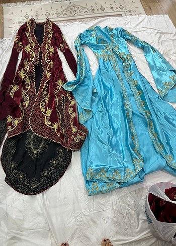 Nakışlı Uzun bindallı ve pelerin kaftanlar - Görsel 17