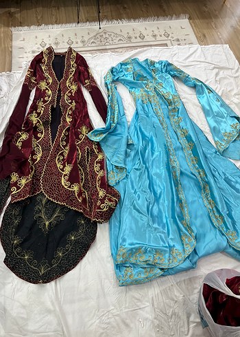 Nakışlı Uzun bindallı ve pelerin kaftanlar - Görsel 18