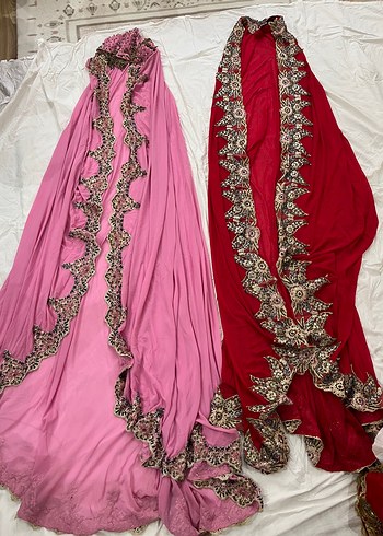 Nakışlı Uzun bindallı ve pelerin kaftanlar - Görsel 8