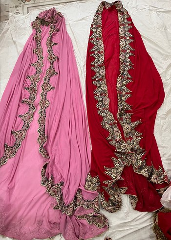 Nakışlı Uzun bindallı ve pelerin kaftanlar - Görsel 6