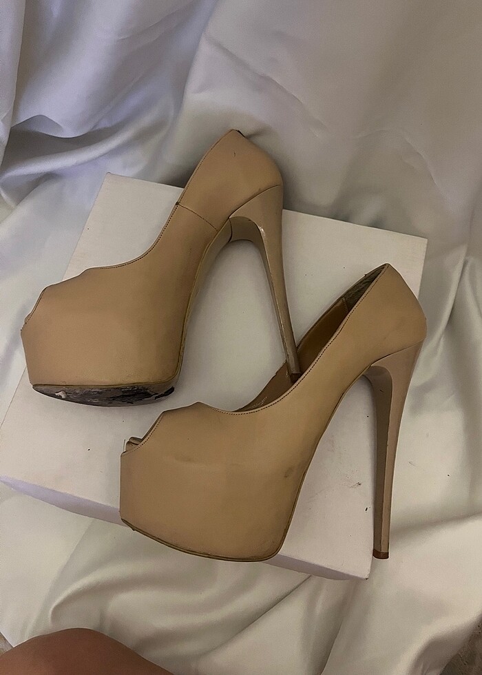 Shoe tek nude renk - Görsel 2