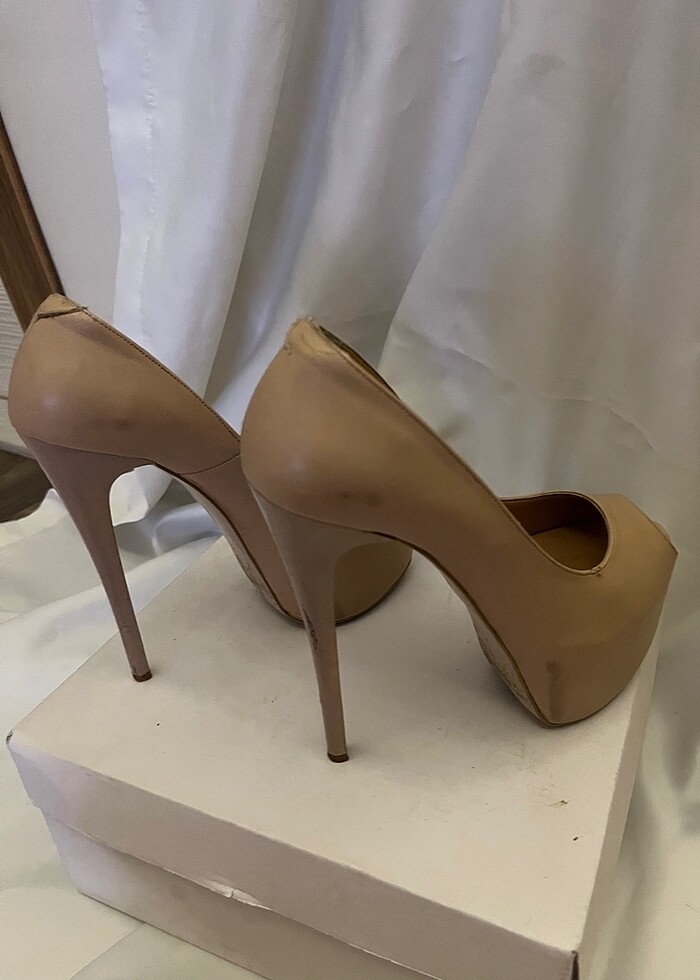 Shoe tek nude renk - Görsel 4