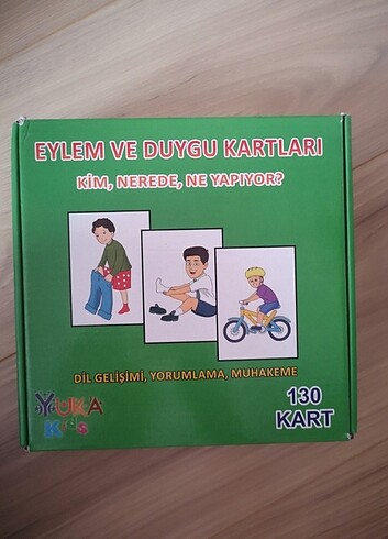 Yuka kids Eylem ve Duygu Kartları