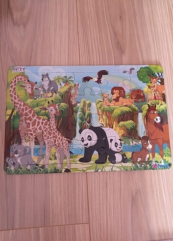 Witty 20 parça puzzle hayvanlar