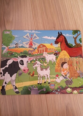 Witty 30 parça puzzle Çiftlik 