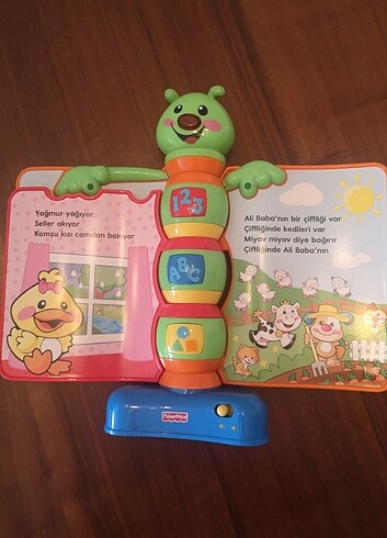  Beden Fisher Price eğitici masalcı tırtıl