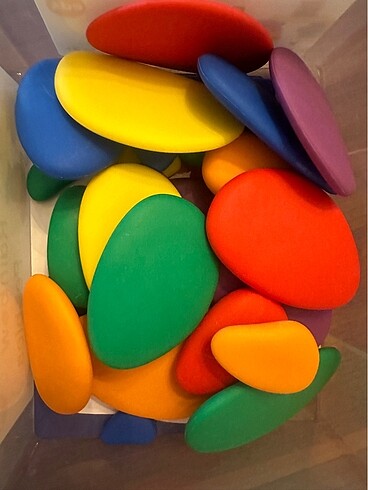 Beden Renk Edx Renkli Taşlar ( Rainbow pebbles) 36 parça