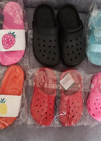 universal Beden çeşitli Renk Terlik Sabo Sandalet Crocs 