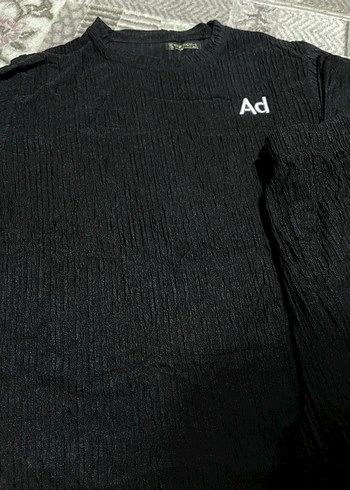 Penti Siyah Kısa Kollu Rahat Pijama Takımı