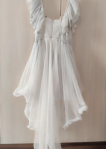 Kolsuz v yaka Kız Elbisesi - Görsel 4