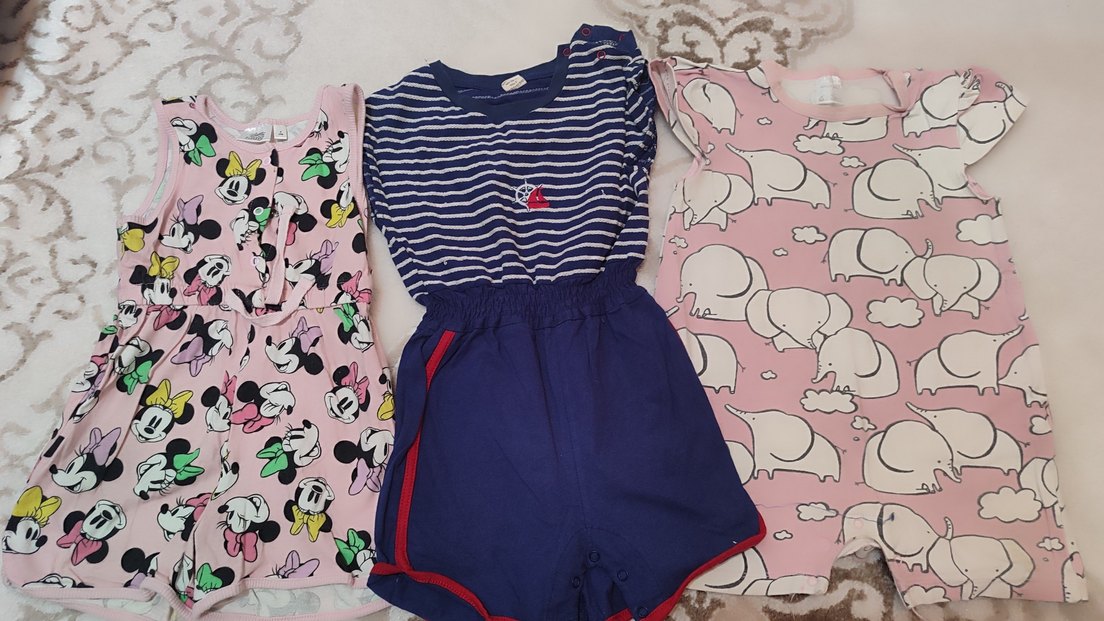 Kız Çocuk Pembe Minnie Mouse slopet - Görsel 4