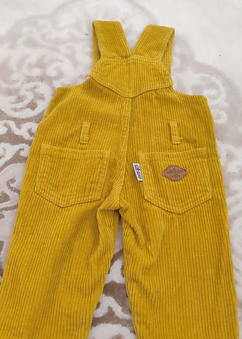 Sarı Nakışlı Erkek Çocuk Tulum - Görsel 3