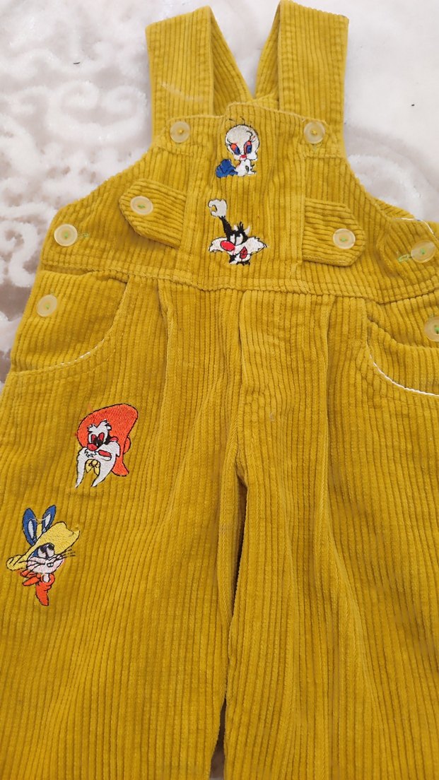 Sarı Nakışlı Erkek Çocuk Tulum - Görsel 2