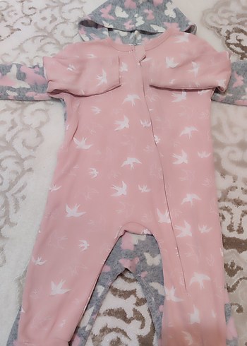 Kız Bebek Fermuarlı Tulum - Görsel 2