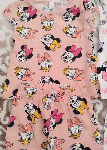 Kız Çocuk Çok Renkli Baskılı takım - Görsel 2