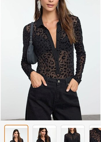 Trendyolmilla Leopar Gömlek-Bluz