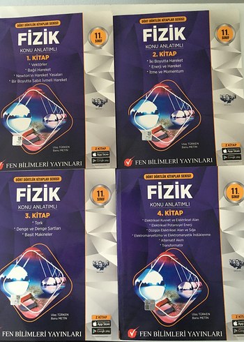 Fen Bilimleri 11.Sınıf Fizik Konu Anlatımlı Kitap Seti