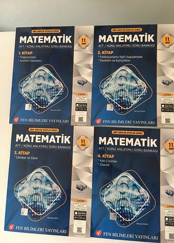 Fen Bilimleri Yayınları 11. Sınıf Matematik Kitapları Seti