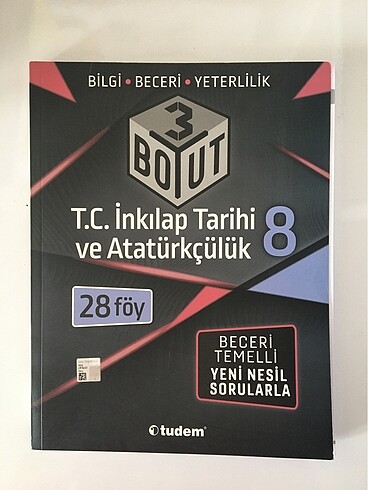 Tudem 3 Boyut 28 Föy İnkılap Tarihi