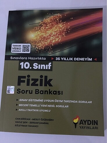 Aydın Yayınları Fizik Soru Bankası
