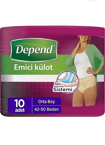 Depend lohusa kilotu