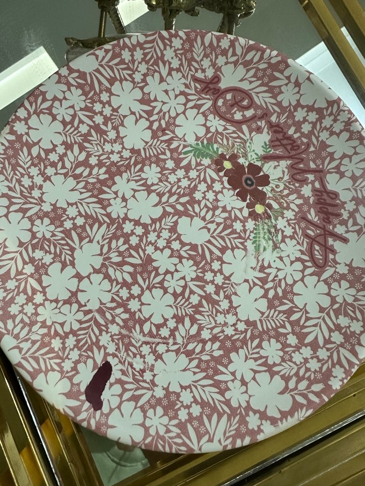 4 tanesi 300 
Acıklamayı okuyunPembe Çiçek Desenli Tabak Seti - Görsel 3