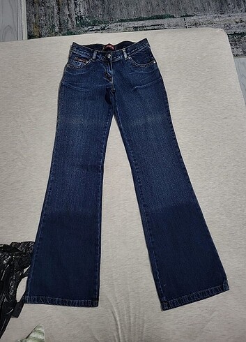 xs Beden y2k vintage düşük bel kot pantolon