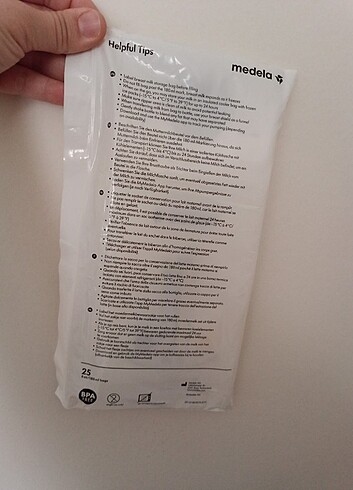 Medela Süt Saklama Poşeti - Görsel 3