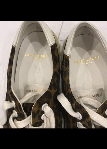 37 Beden çeşitli Renk Saint Laurent loafer günlük ayakkabı 