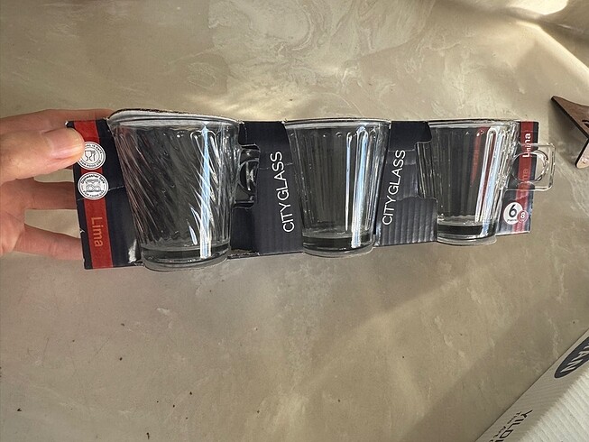 6lı cam fincan