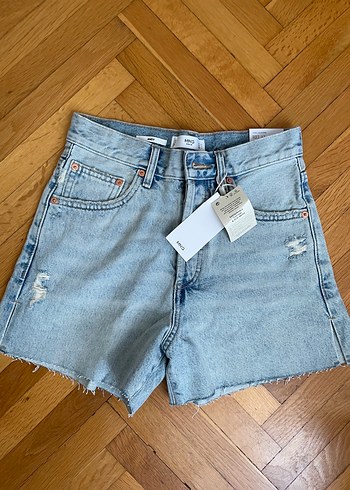Mango Kadın Mini Denim Şort