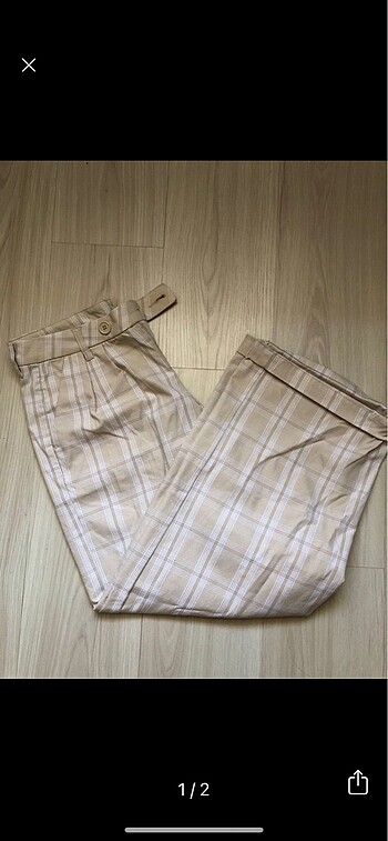 h&m bej pantolon