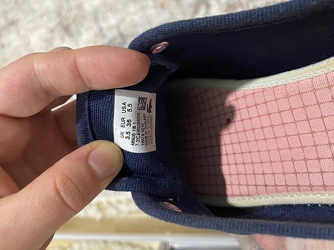 36 Beden Lacoste ayakkabı