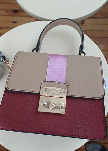 Pastel Renkli Deri Kadın Çanta - Görsel 11