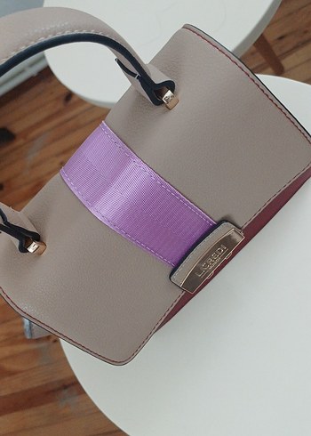 Pastel Renkli Deri Kadın Çanta - Görsel 10