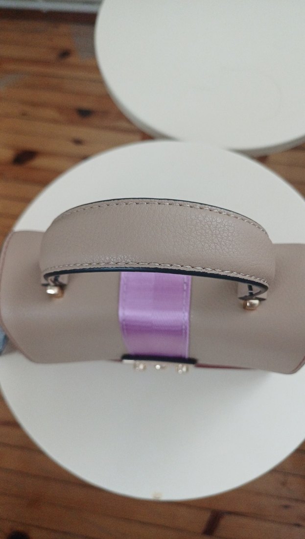 Pastel Renkli Deri Kadın Çanta - Görsel 3